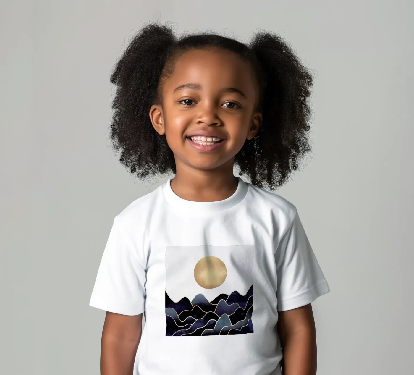 Waves kinder t-shirt van Elisabeth Fredriksson