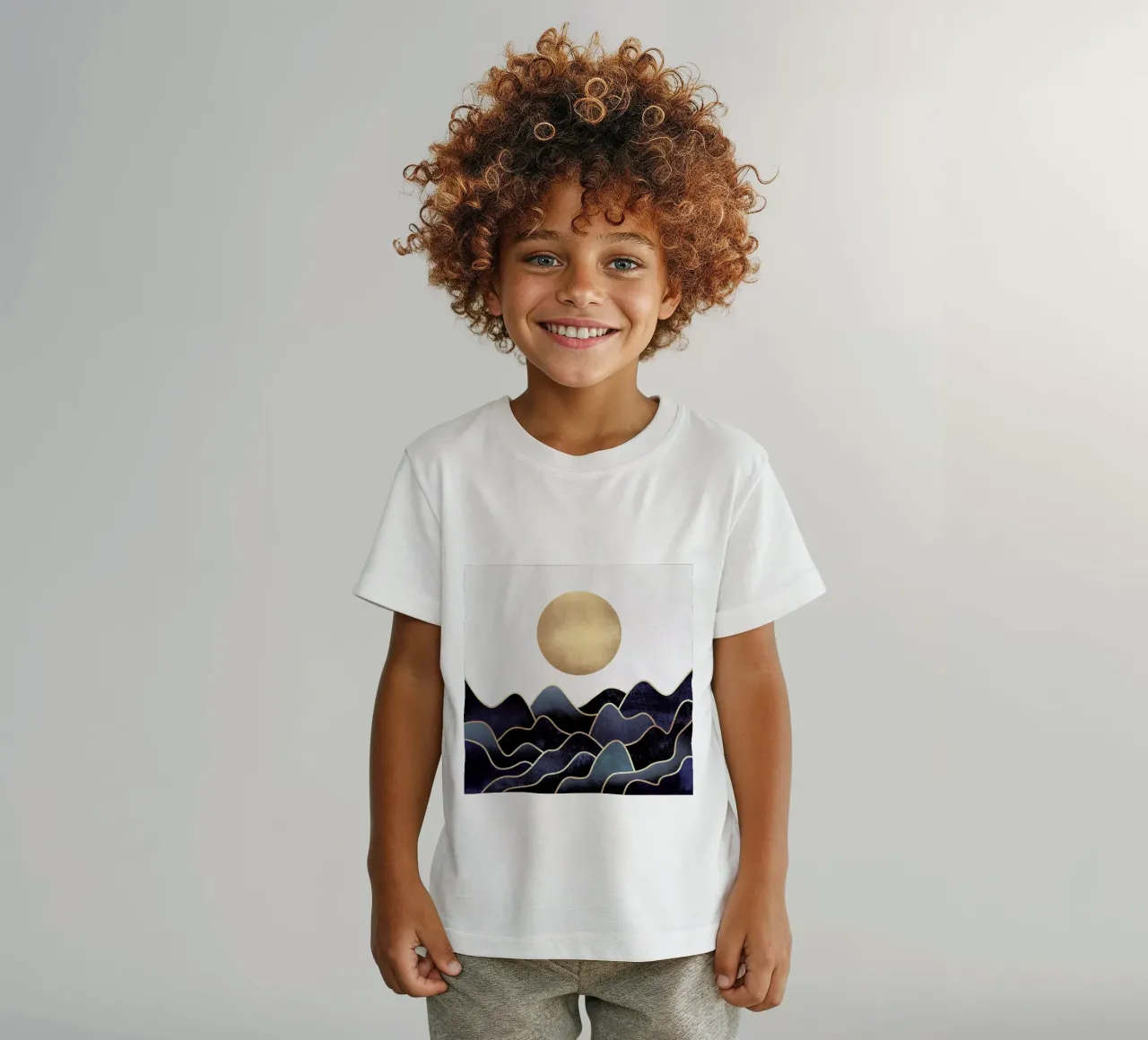 Waves t-shirt bambini da Elisabeth Fredriksson