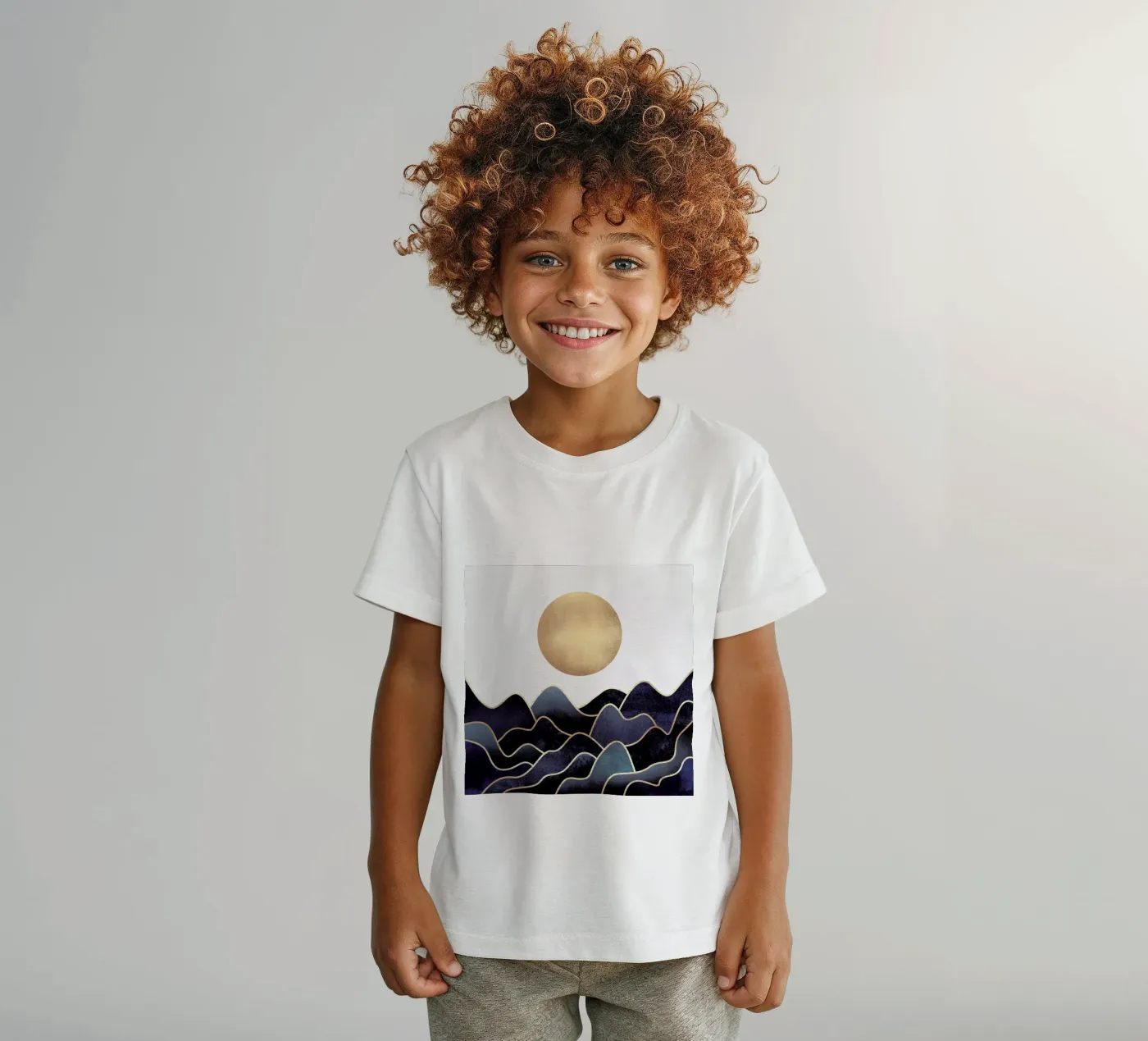 Waves t-shirt bambini da Elisabeth Fredriksson