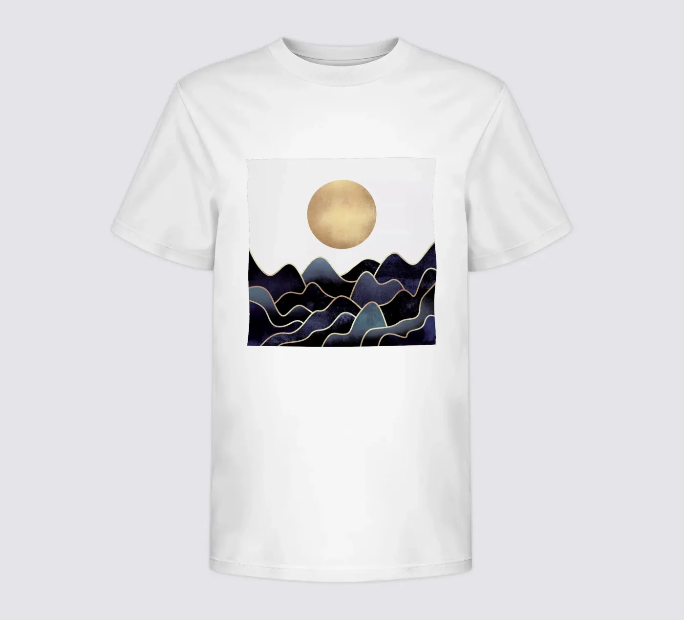 Waves kinder t-shirt van Elisabeth Fredriksson