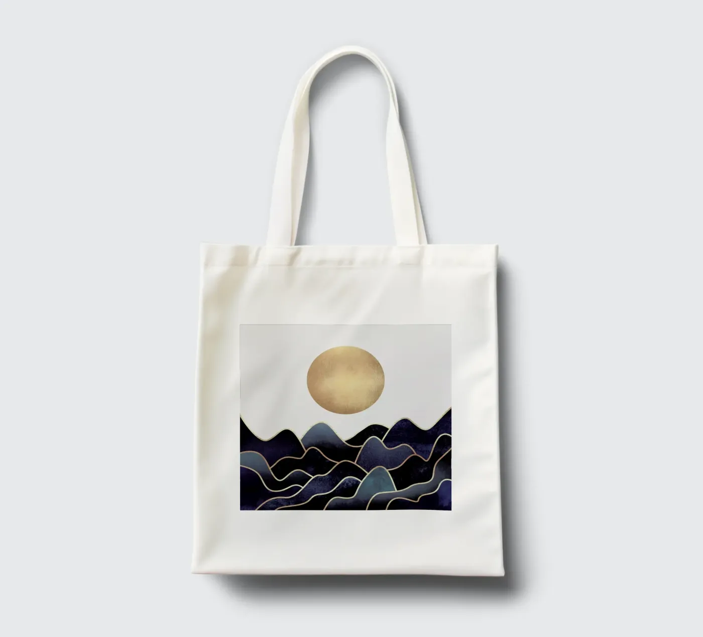 Waves tote bag by Elisabeth Fredriksson