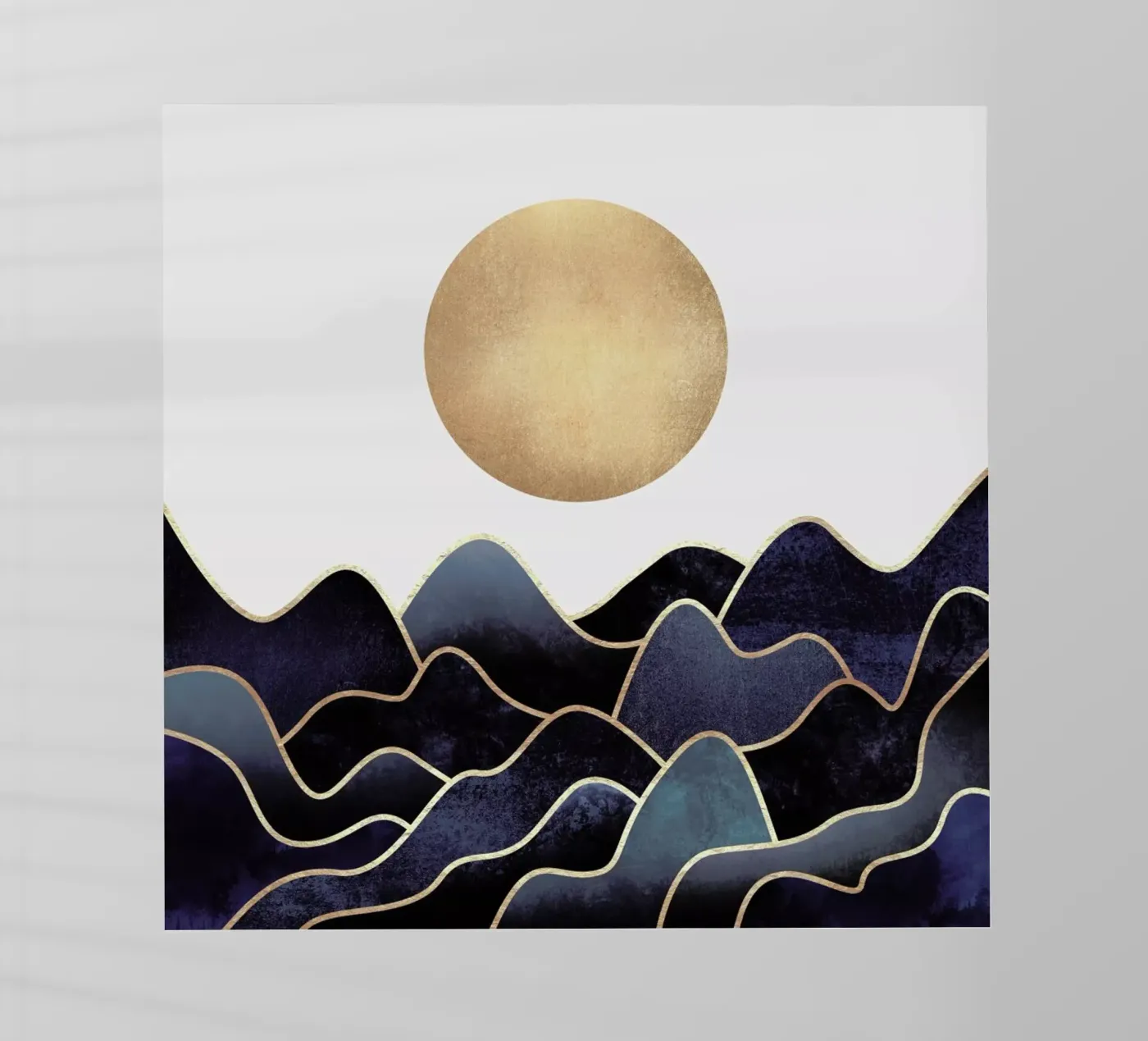 Waves backlit folie van Elisabeth Fredriksson