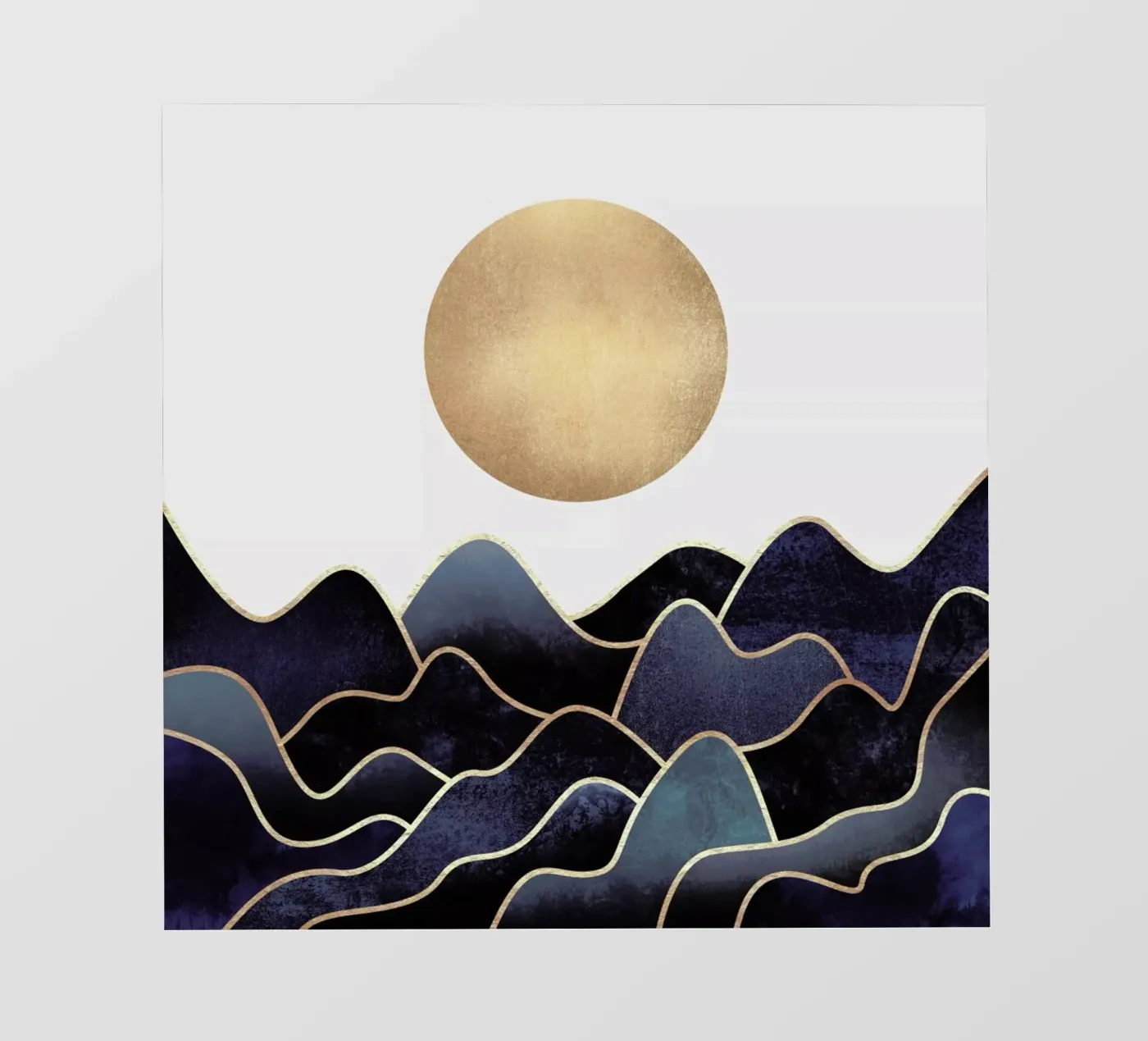 Waves backlit folie van Elisabeth Fredriksson