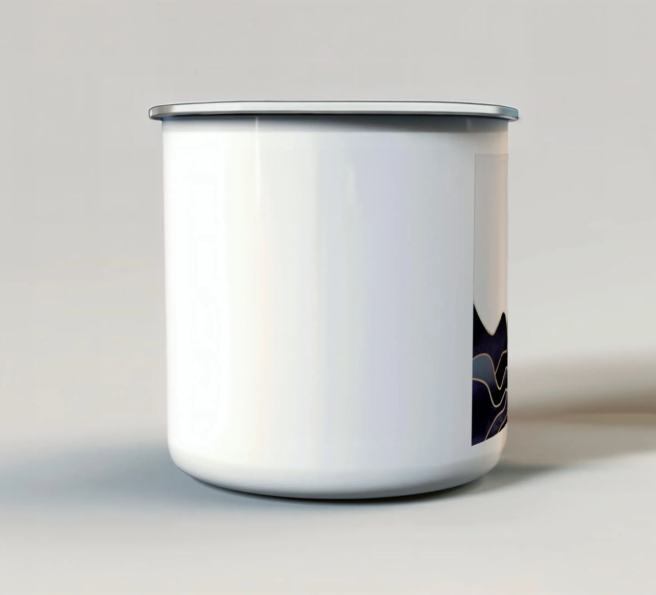 Waves tazza in smalto da Elisabeth Fredriksson