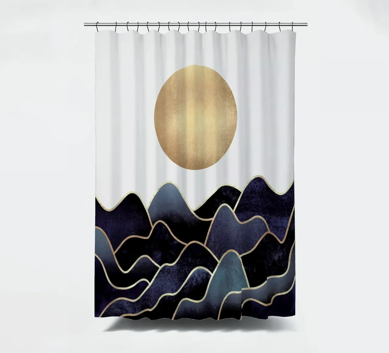 Waves Duschvorhang von Elisabeth Fredriksson