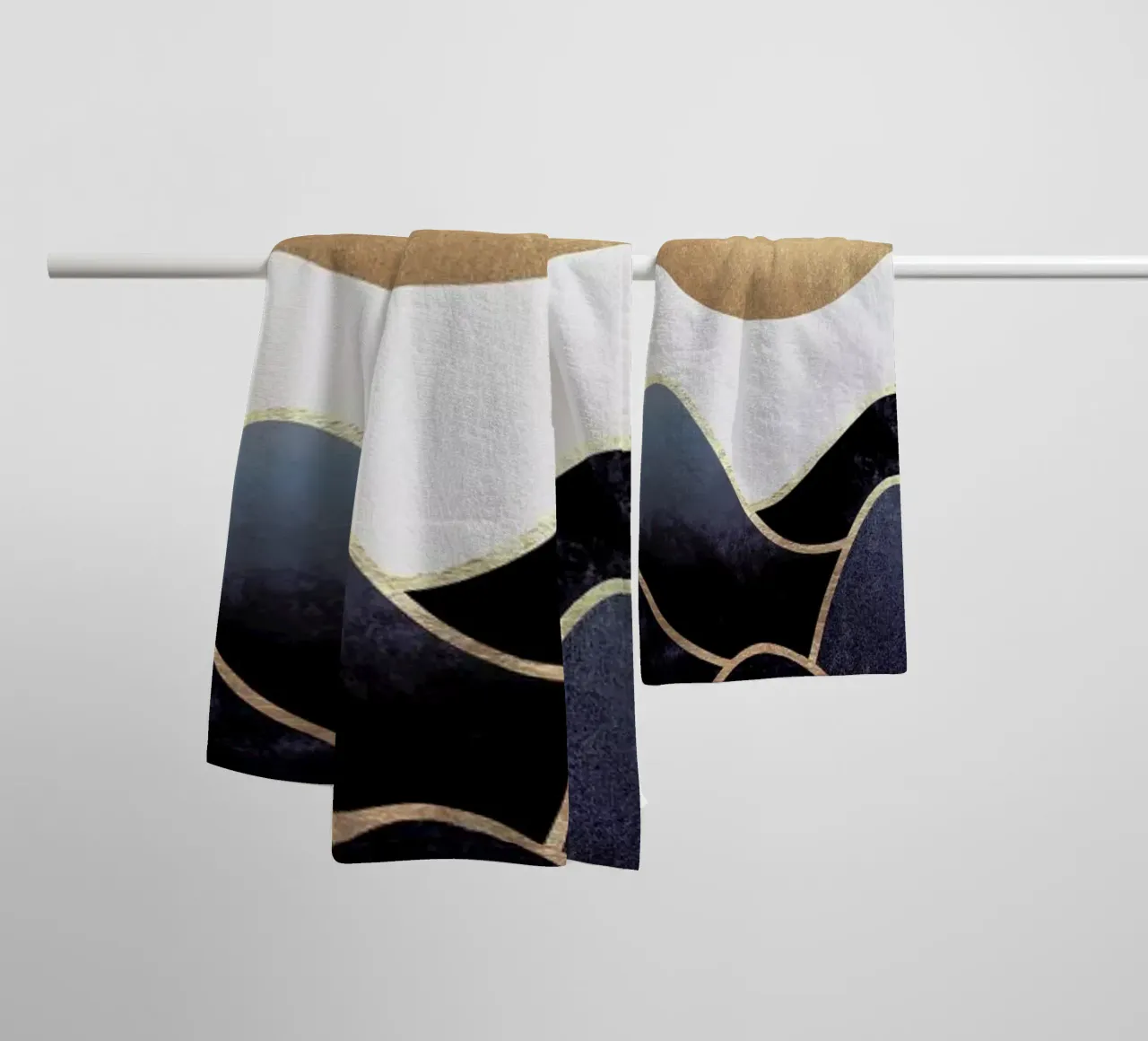 Waves badhanddoek van Elisabeth Fredriksson