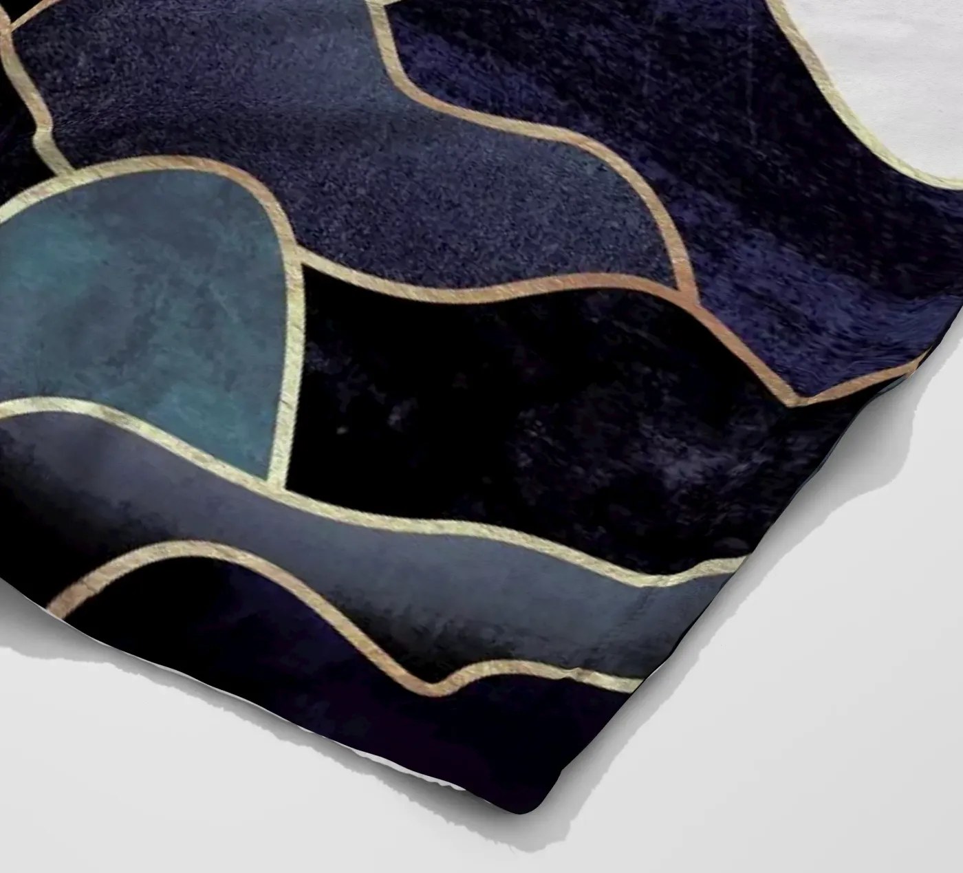 Waves Fleecedecke von Elisabeth Fredriksson