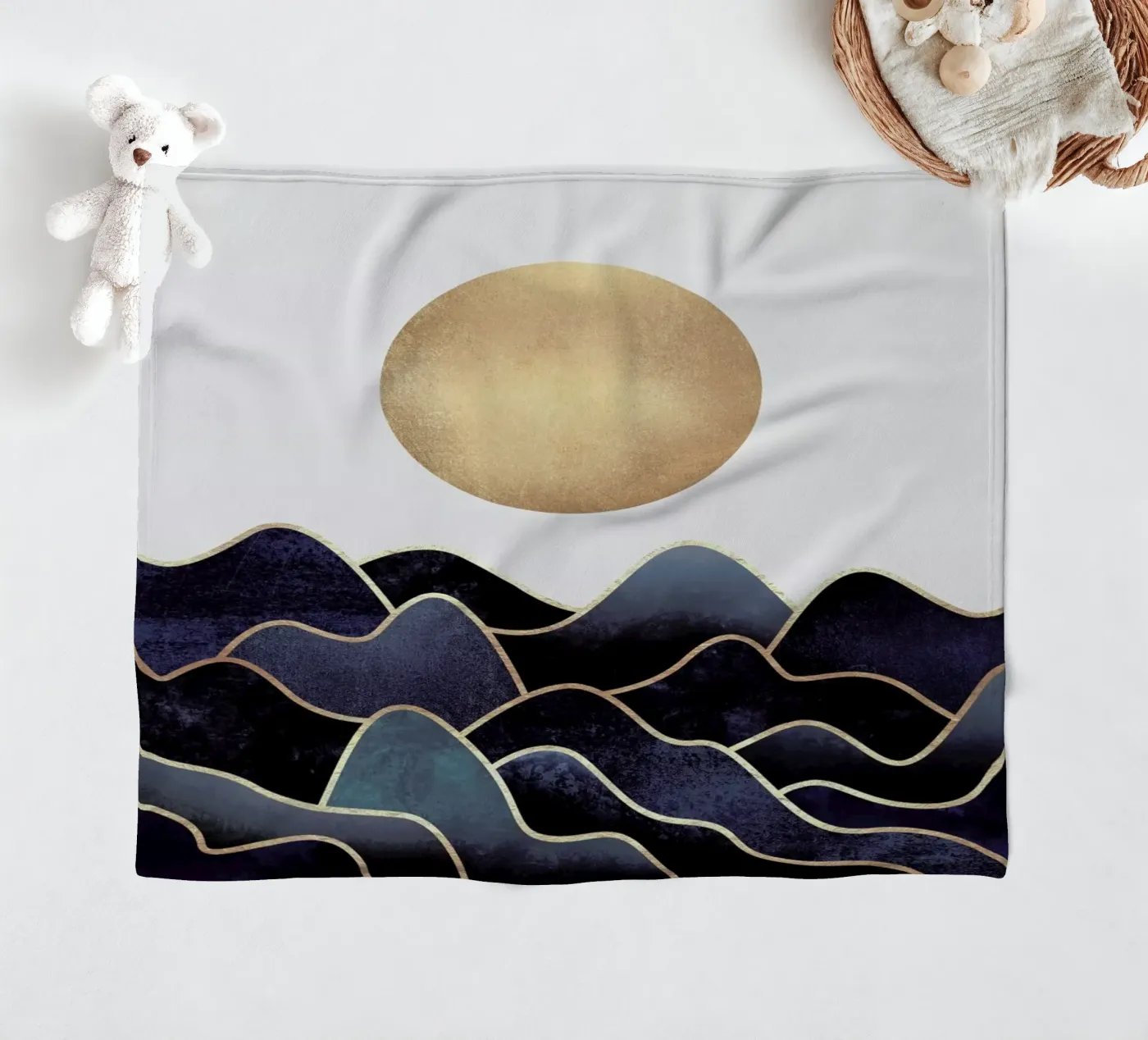 Waves coperta in pile da Elisabeth Fredriksson