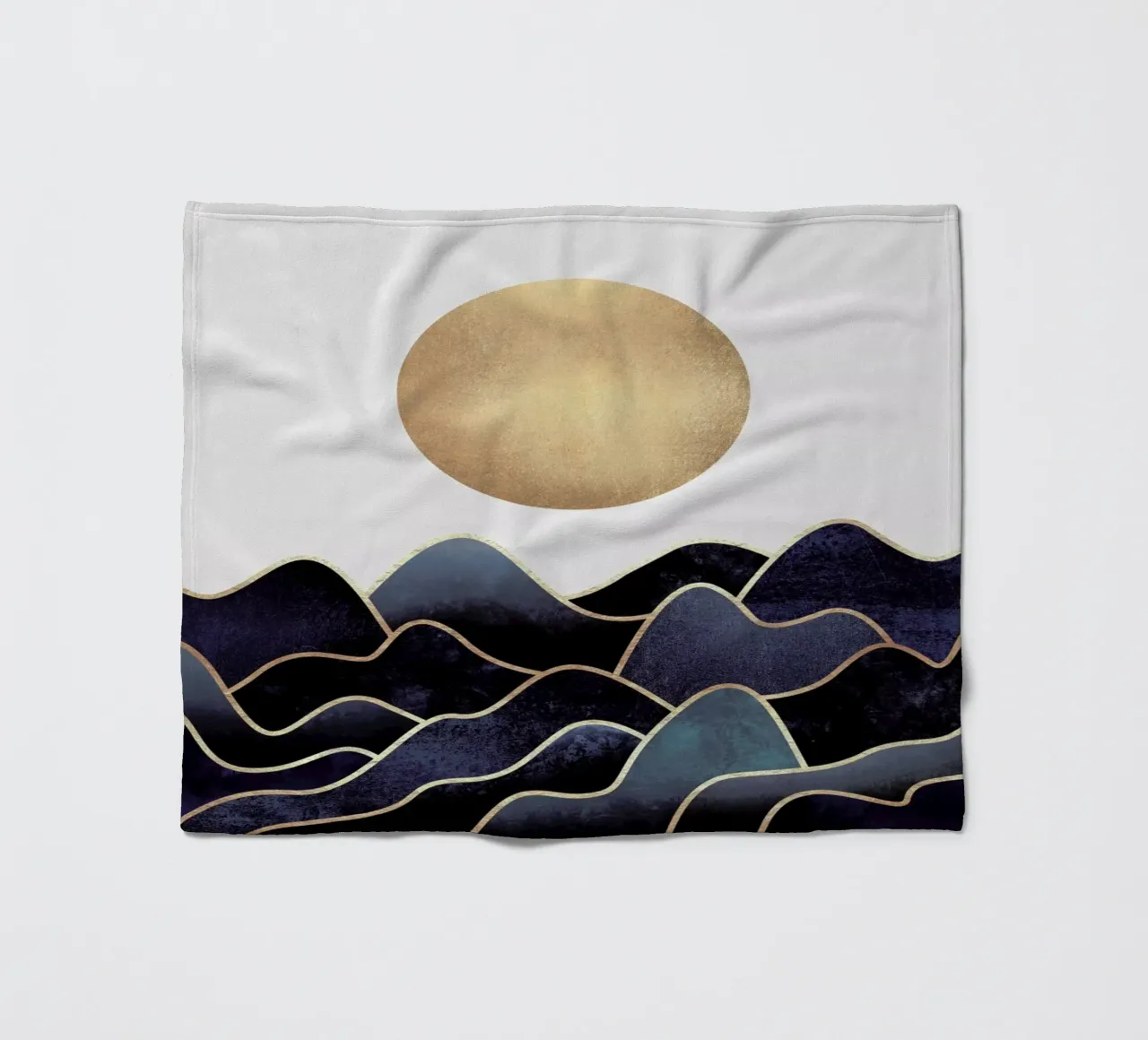 Waves Fleecedecke von Elisabeth Fredriksson