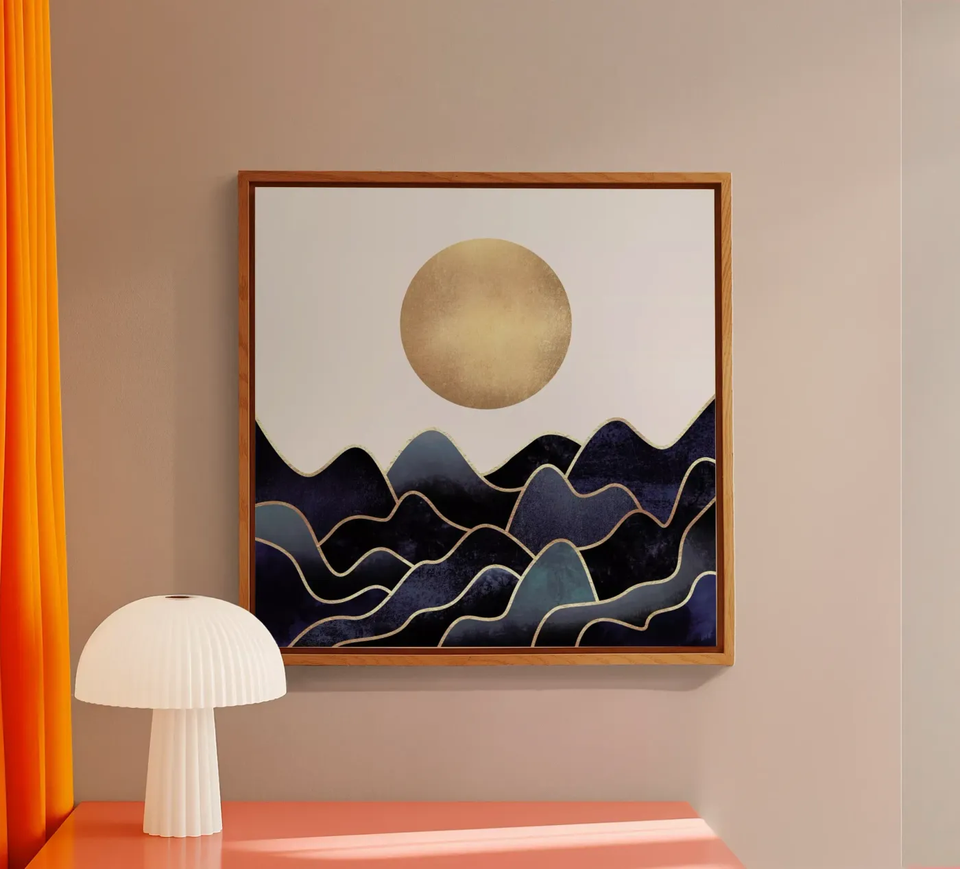 Waves acryl van Elisabeth Fredriksson