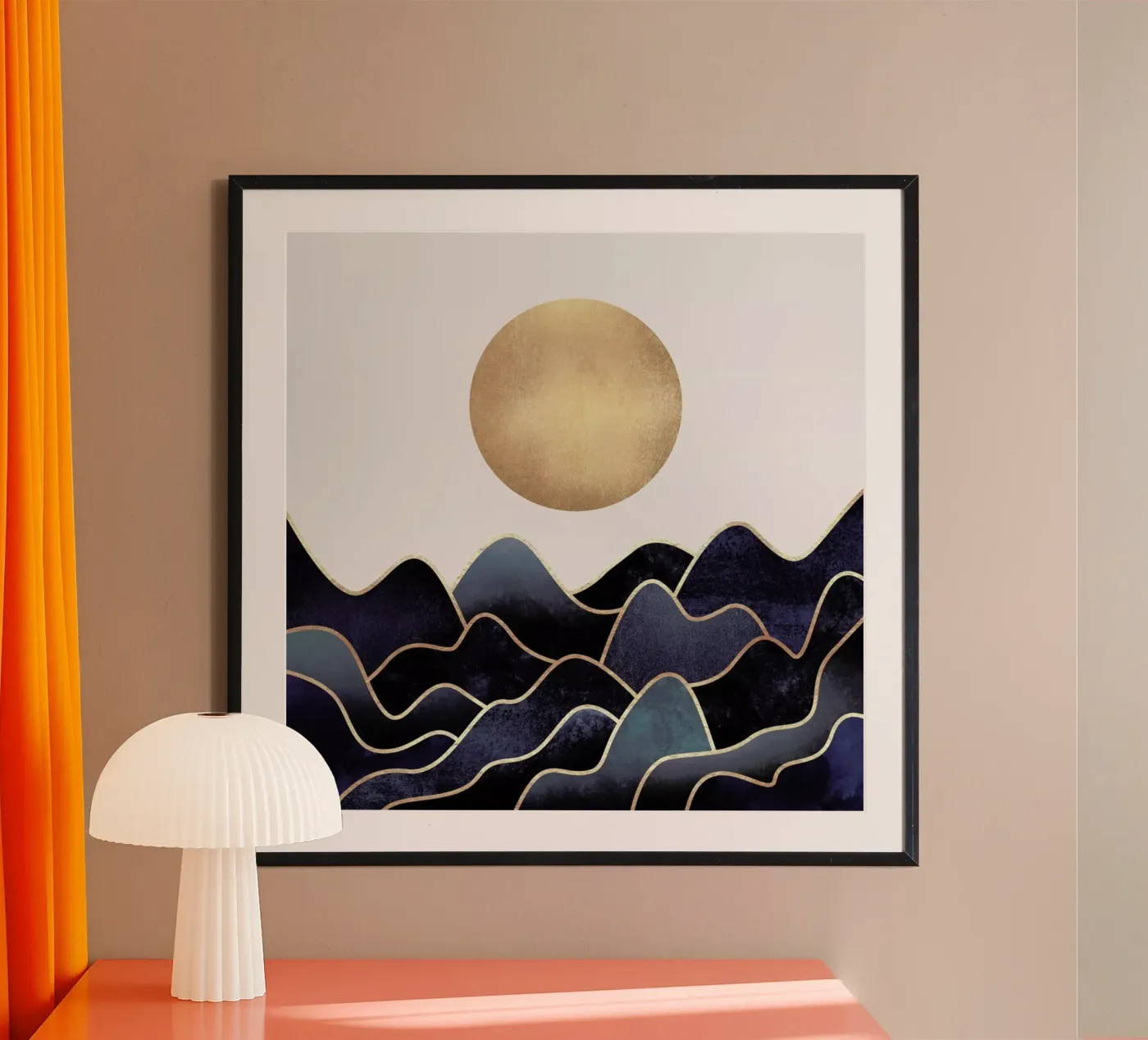 Waves poster de Elisabeth Fredriksson