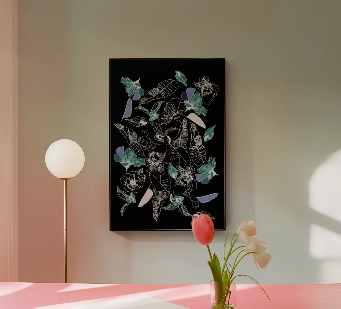 Wildflowers 1 plexiglass da Céleste Hollak