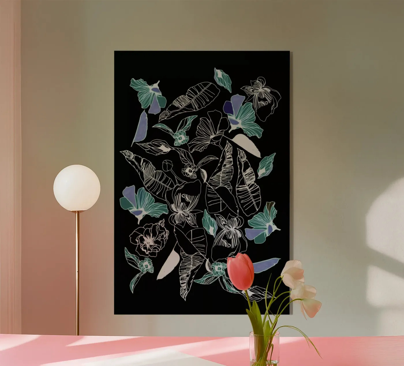 Wildflowers 1 plexiglass da Céleste Hollak