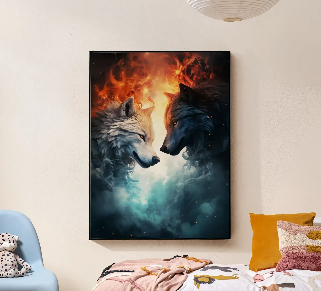 Wolves Fantasy plexiglass da Mateo