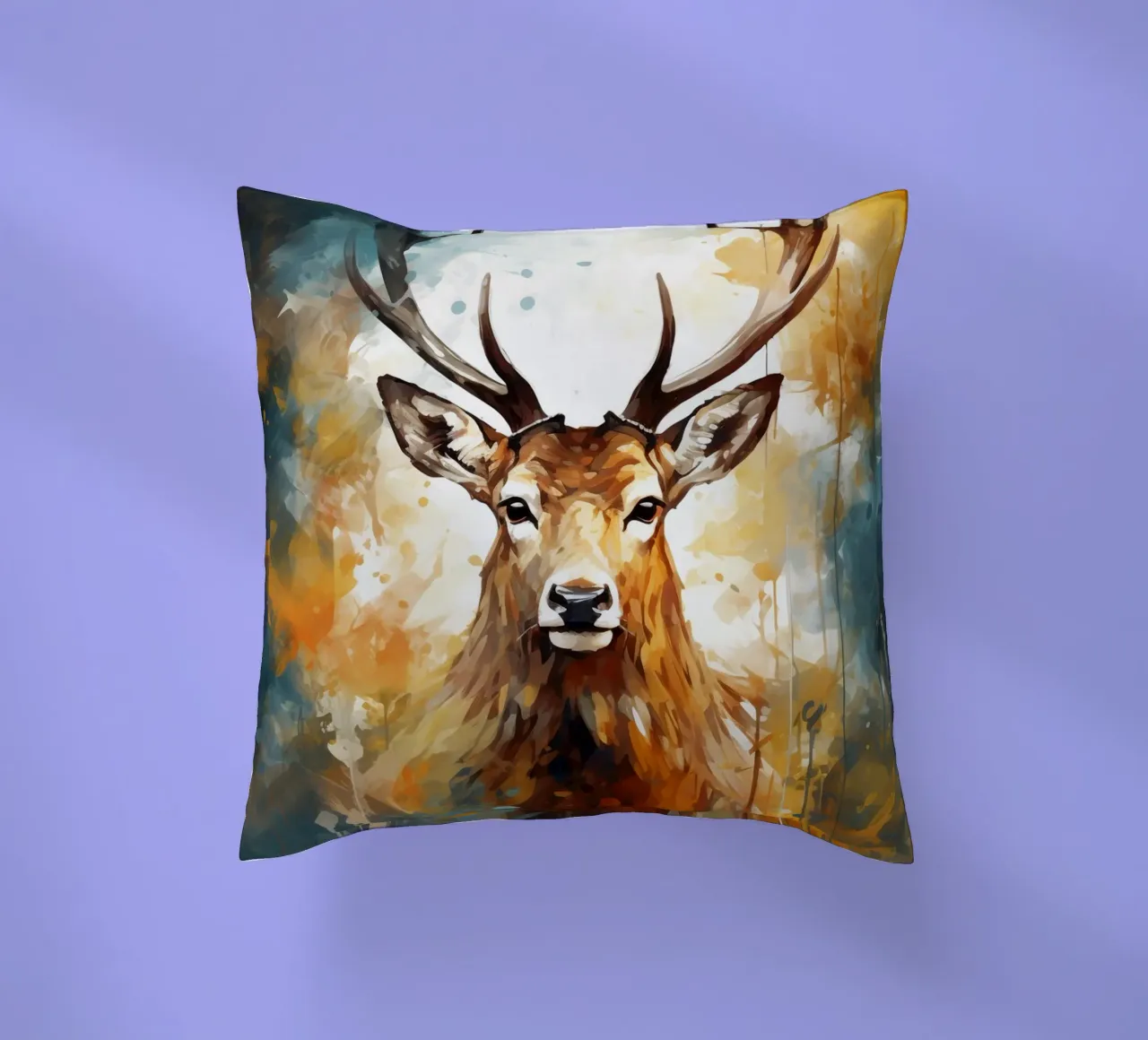 Deer Abstract cuscino da Mateo