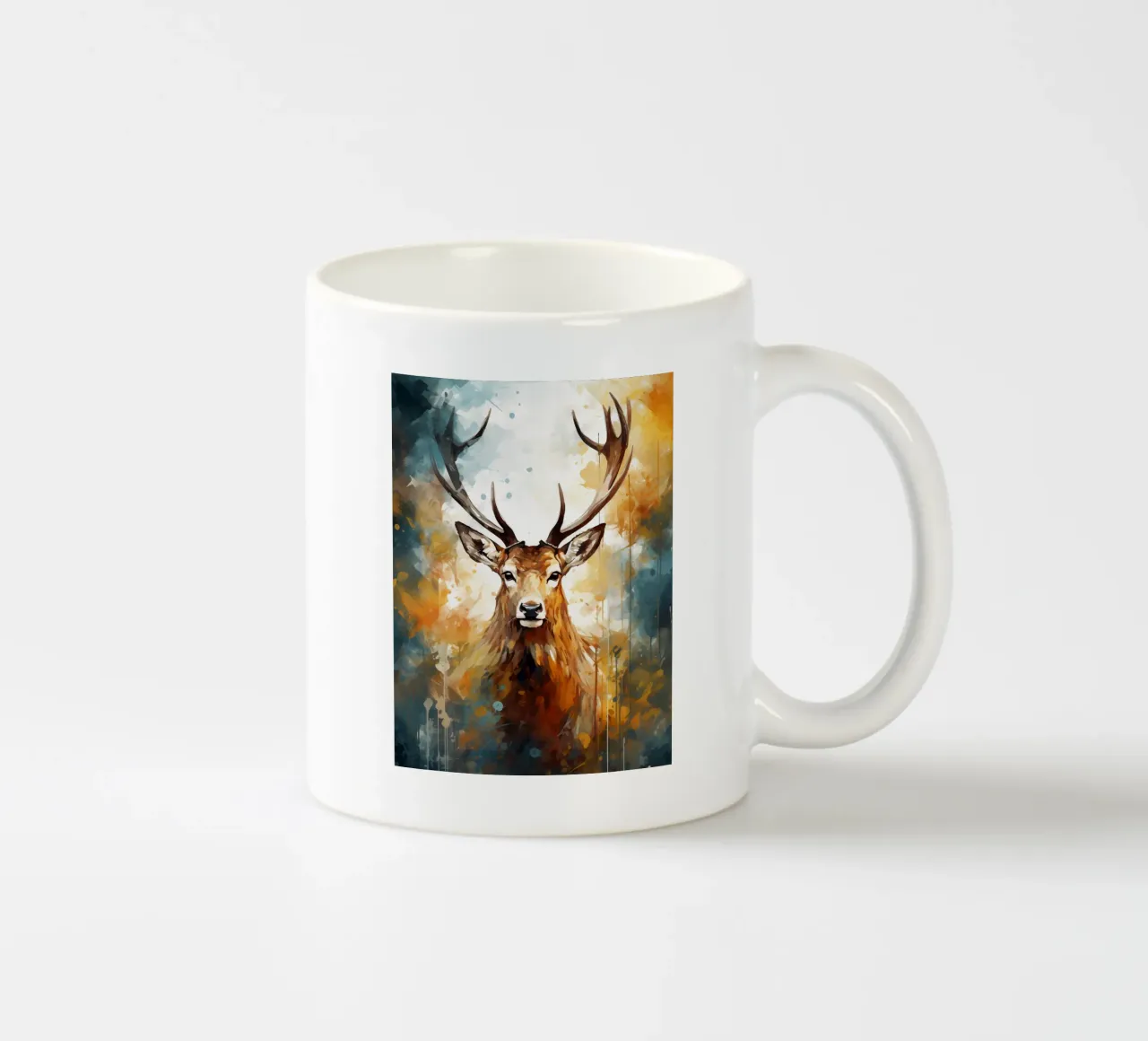Deer Abstract tazza in ceramica da Mateo