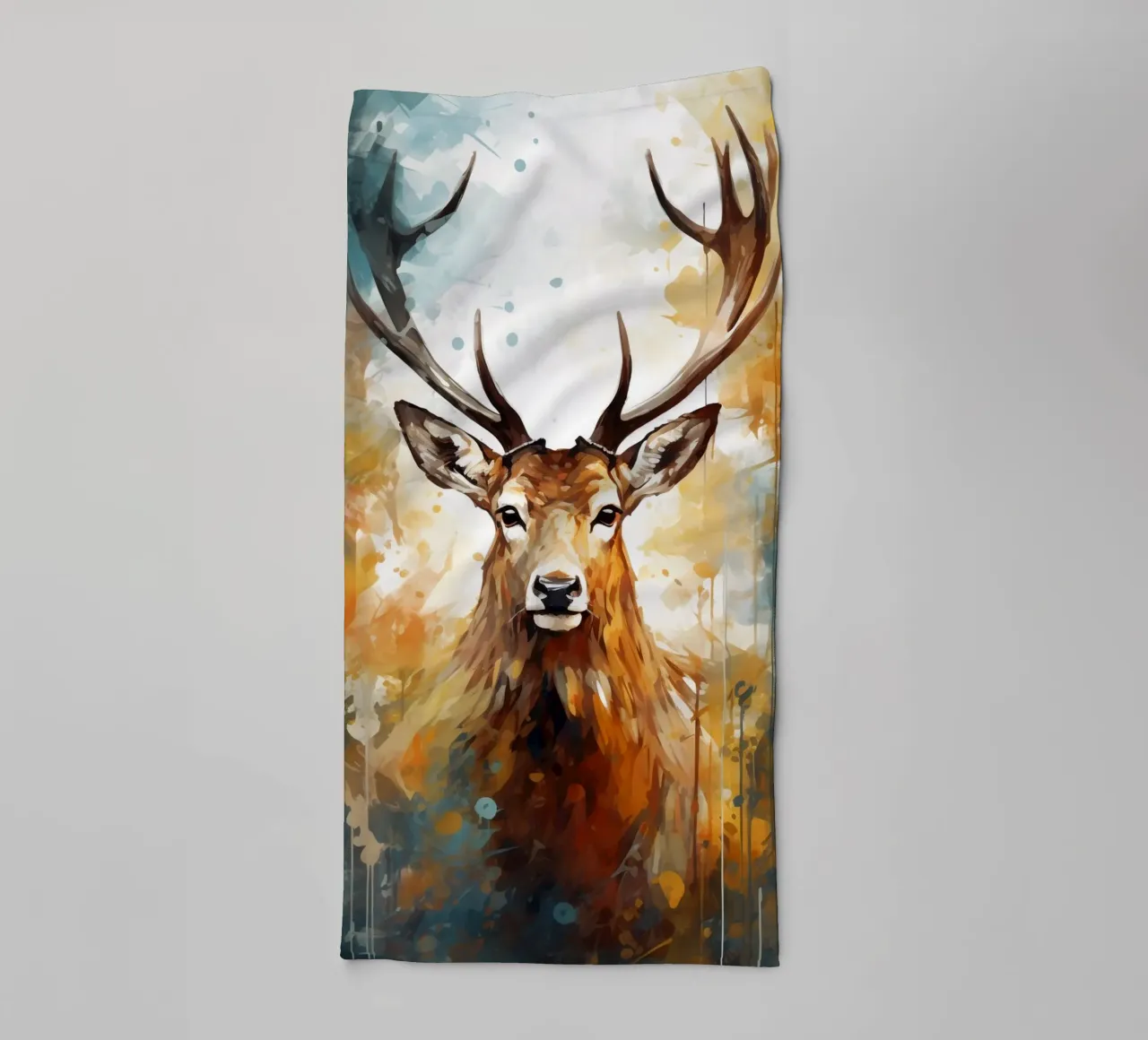 Deer Abstract asciugamano da bagno da Mateo