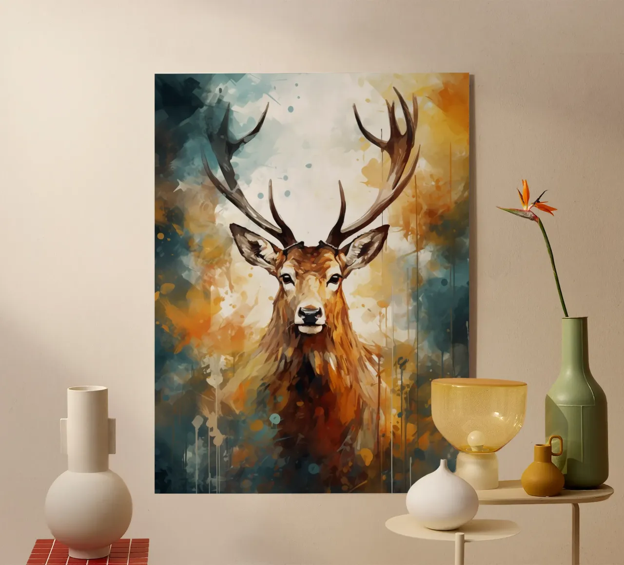 Deer Abstract plexiglass da Mateo