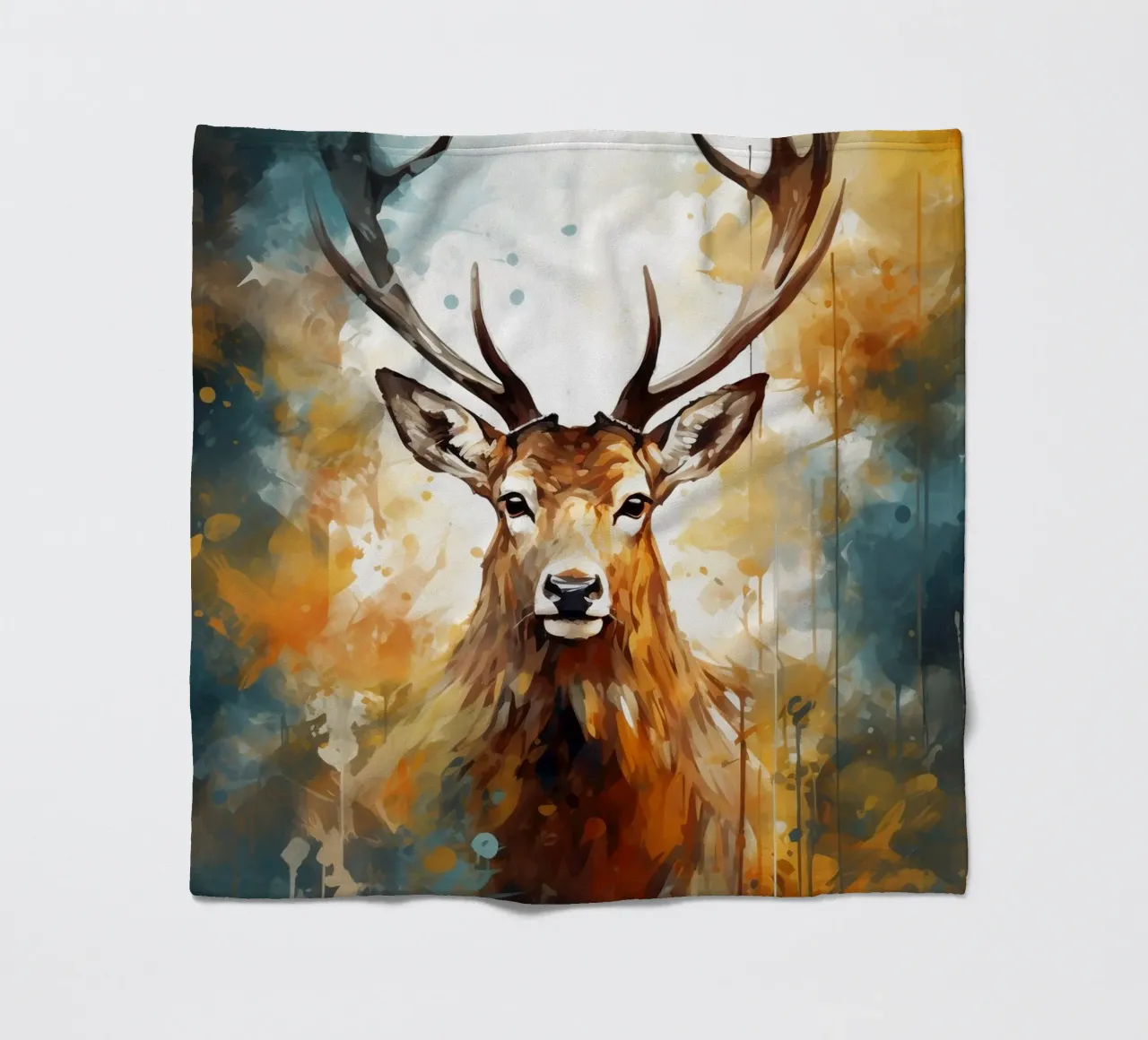 Deer Abstract coperta in pile da Mateo