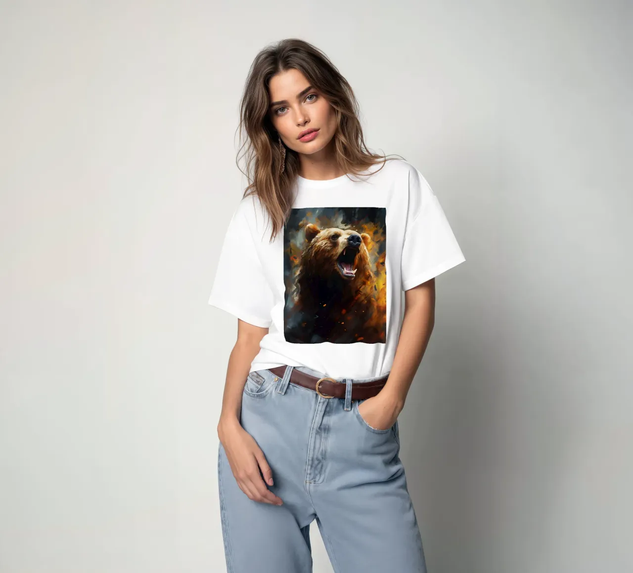 Bear Abstract t-shirt da Mateo