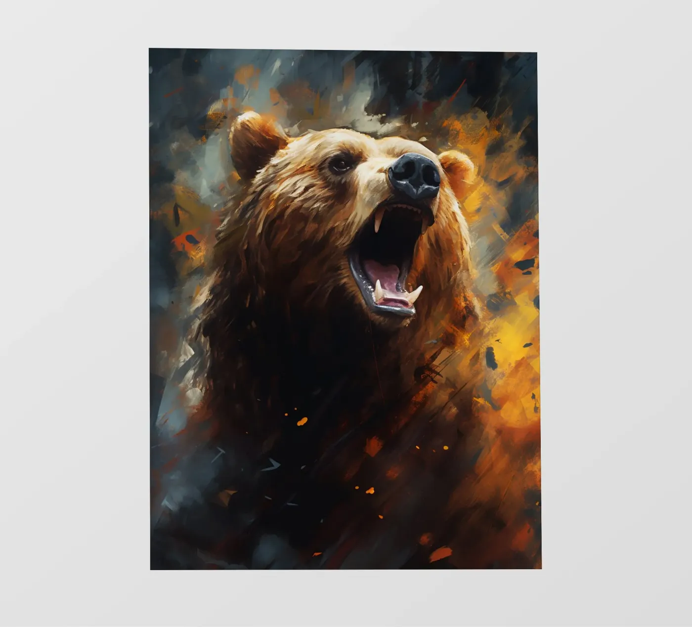 Bear Abstract pellicola backlit da Mateo