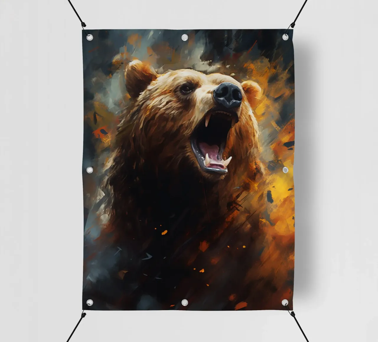 Bear Abstract telo in pvc da Mateo