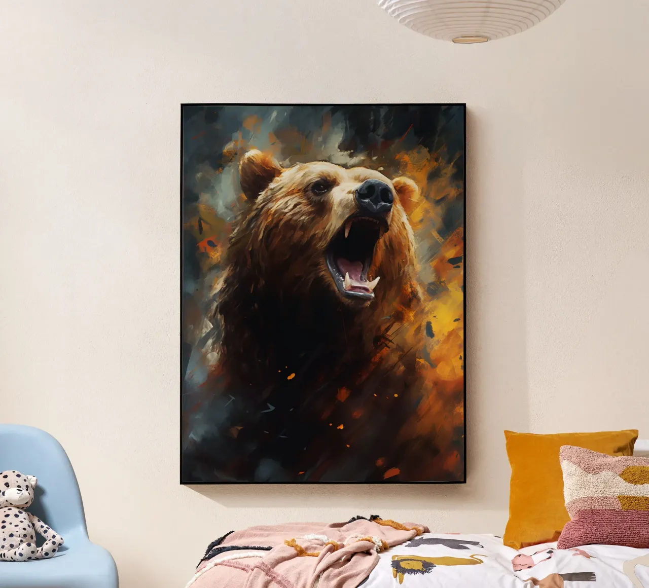 Bear Abstract plexiglass da Mateo