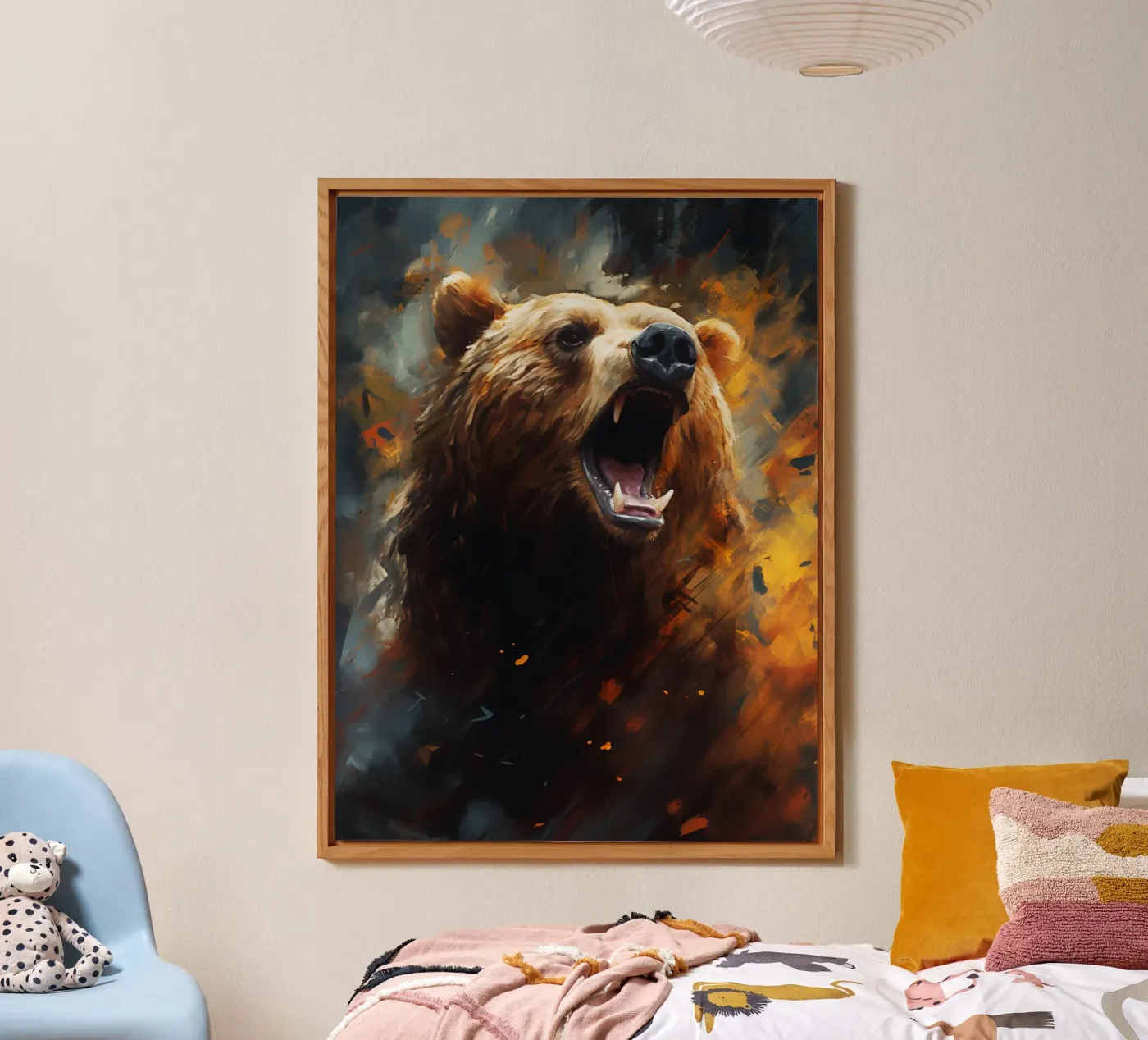 Bear Abstract forex plate by Mateo