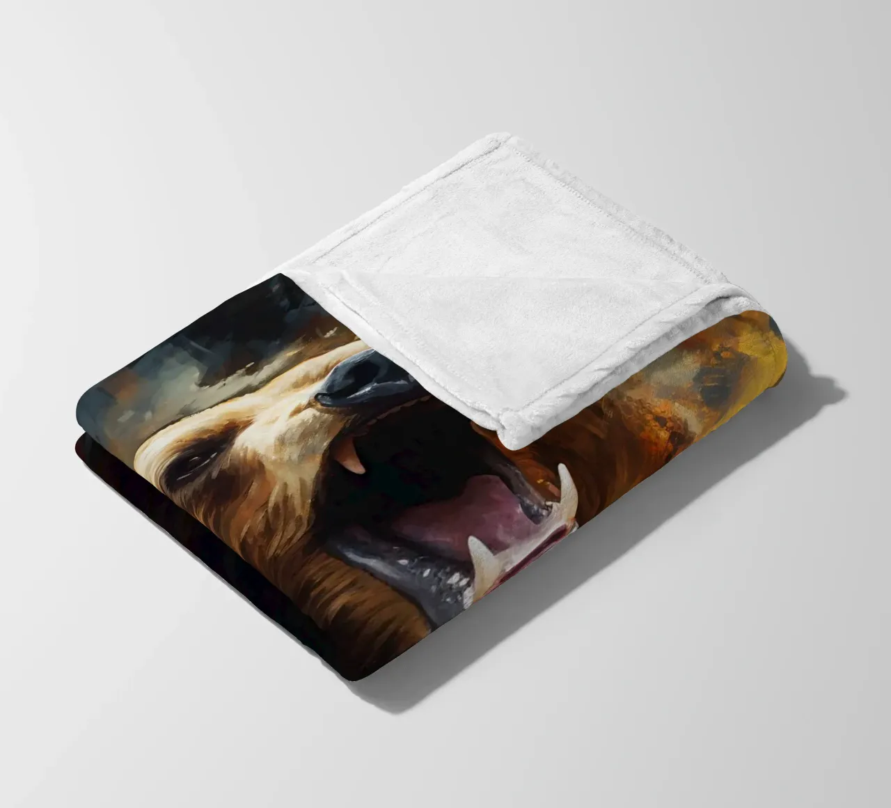 Bear Abstract coperta in pile da Mateo