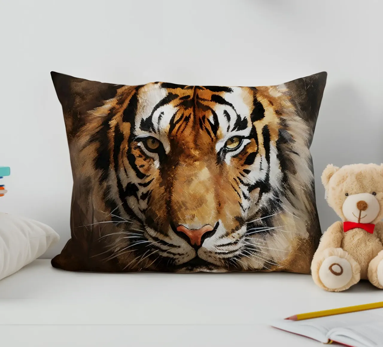 Tiger Abstract cuscino da Mateo