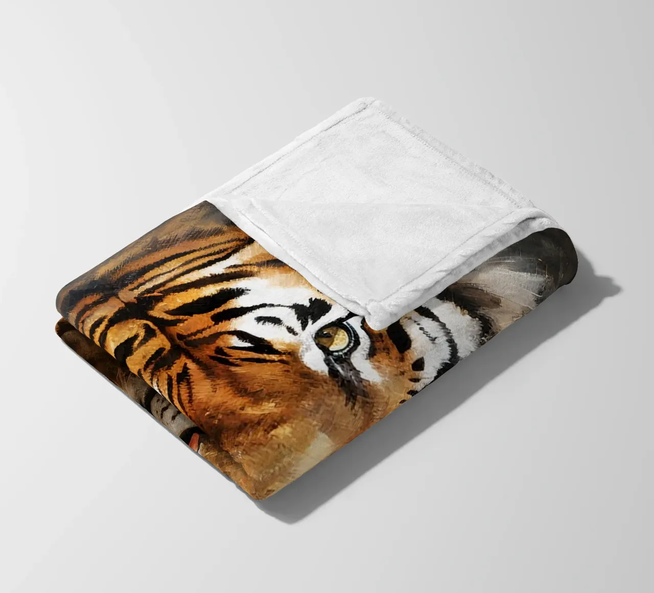 Tiger Abstract coperta in pile da Mateo