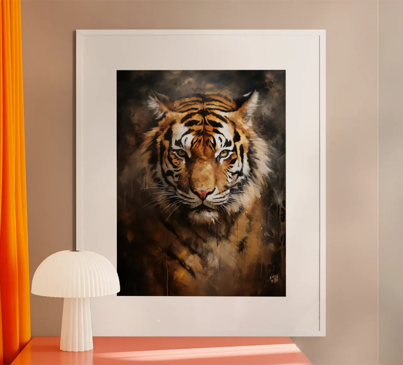 Tiger Abstract poster da Mateo