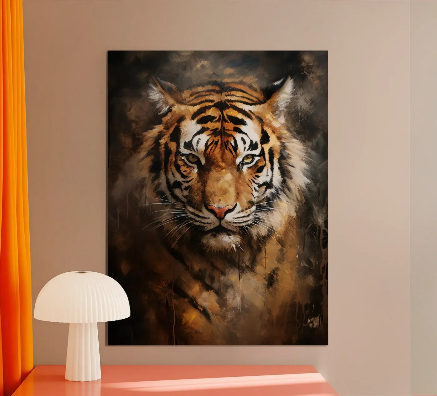 Tiger Abstract poster by Mateo
