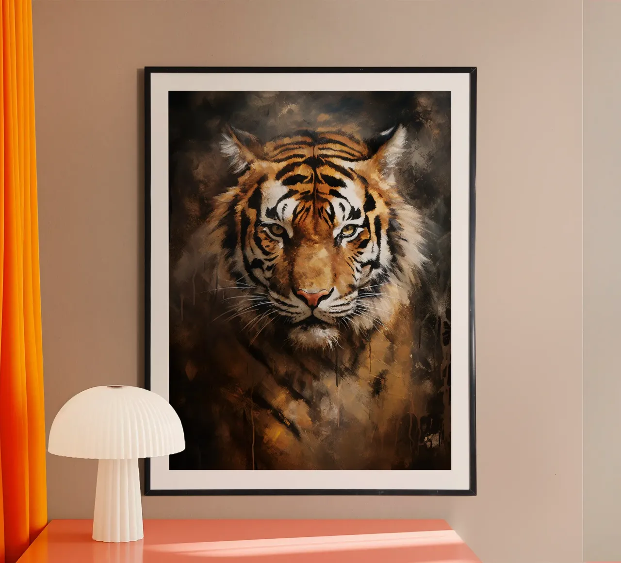 Tiger Abstract poster da Mateo