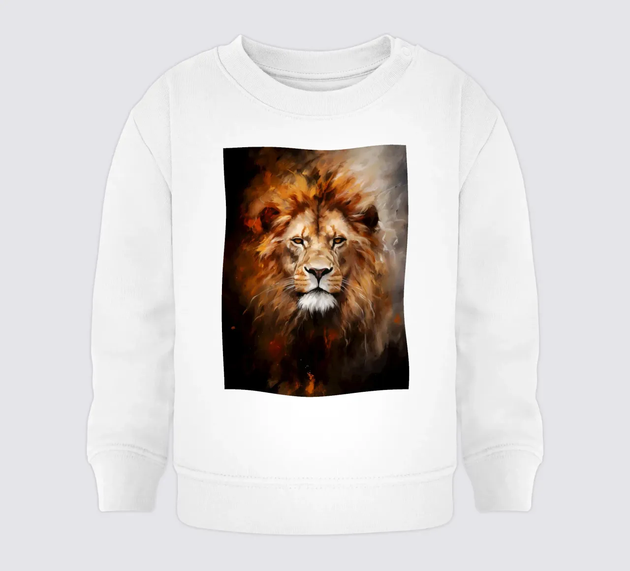 Lion Abstract felpa neonato da Mateo