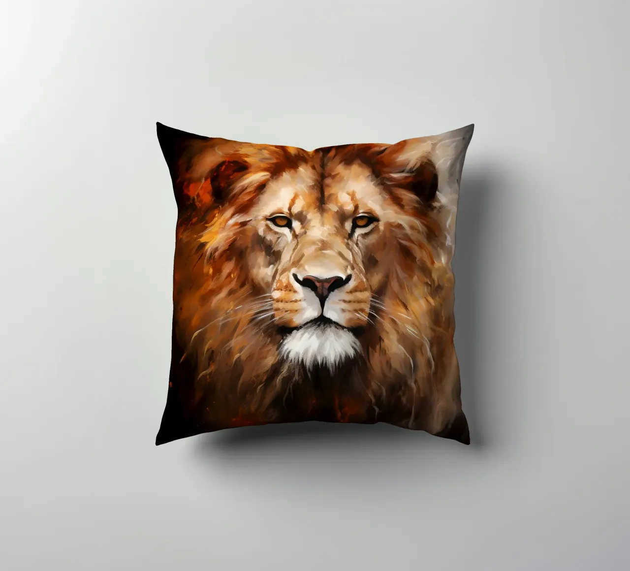 Lion Abstract cuscino da Mateo