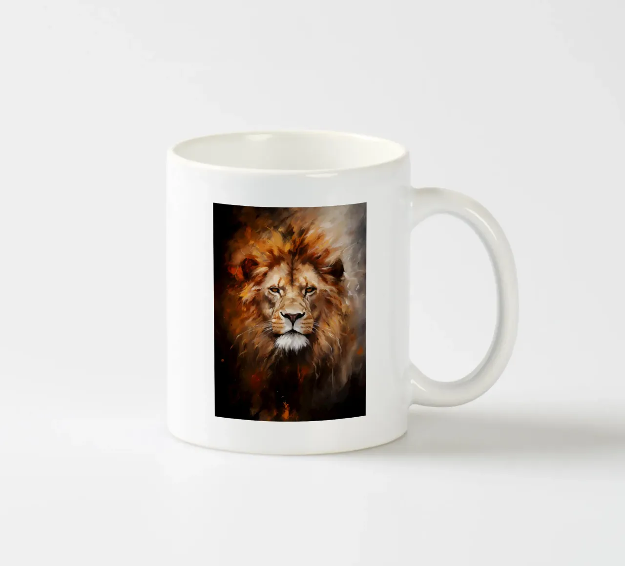 Lion Abstract tazza in ceramica da Mateo