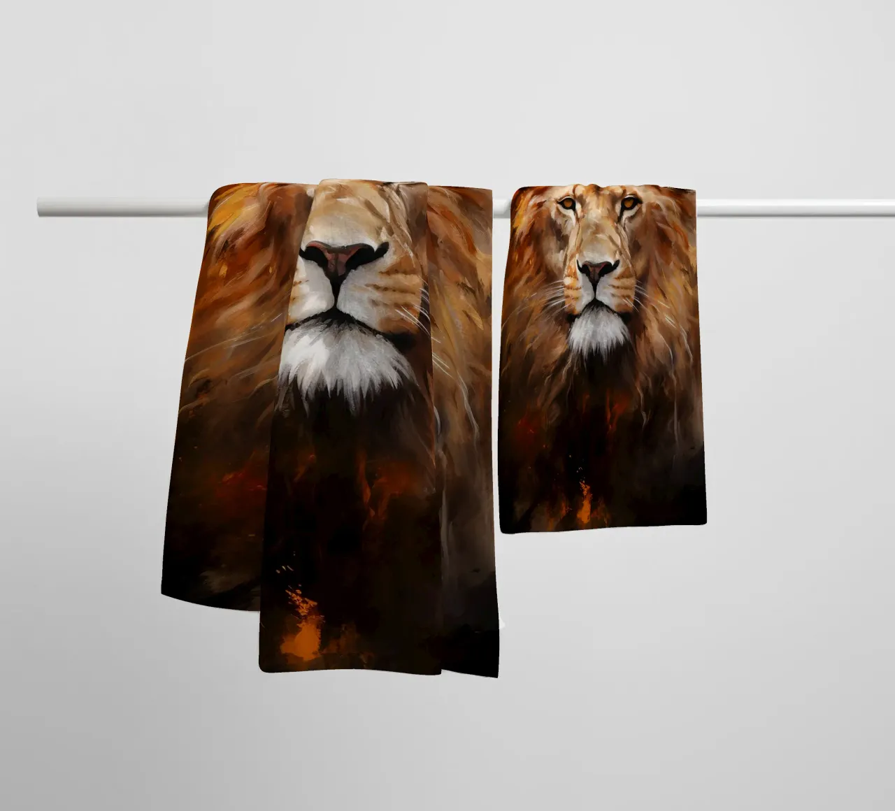 Lion Abstract asciugamano da bagno da Mateo