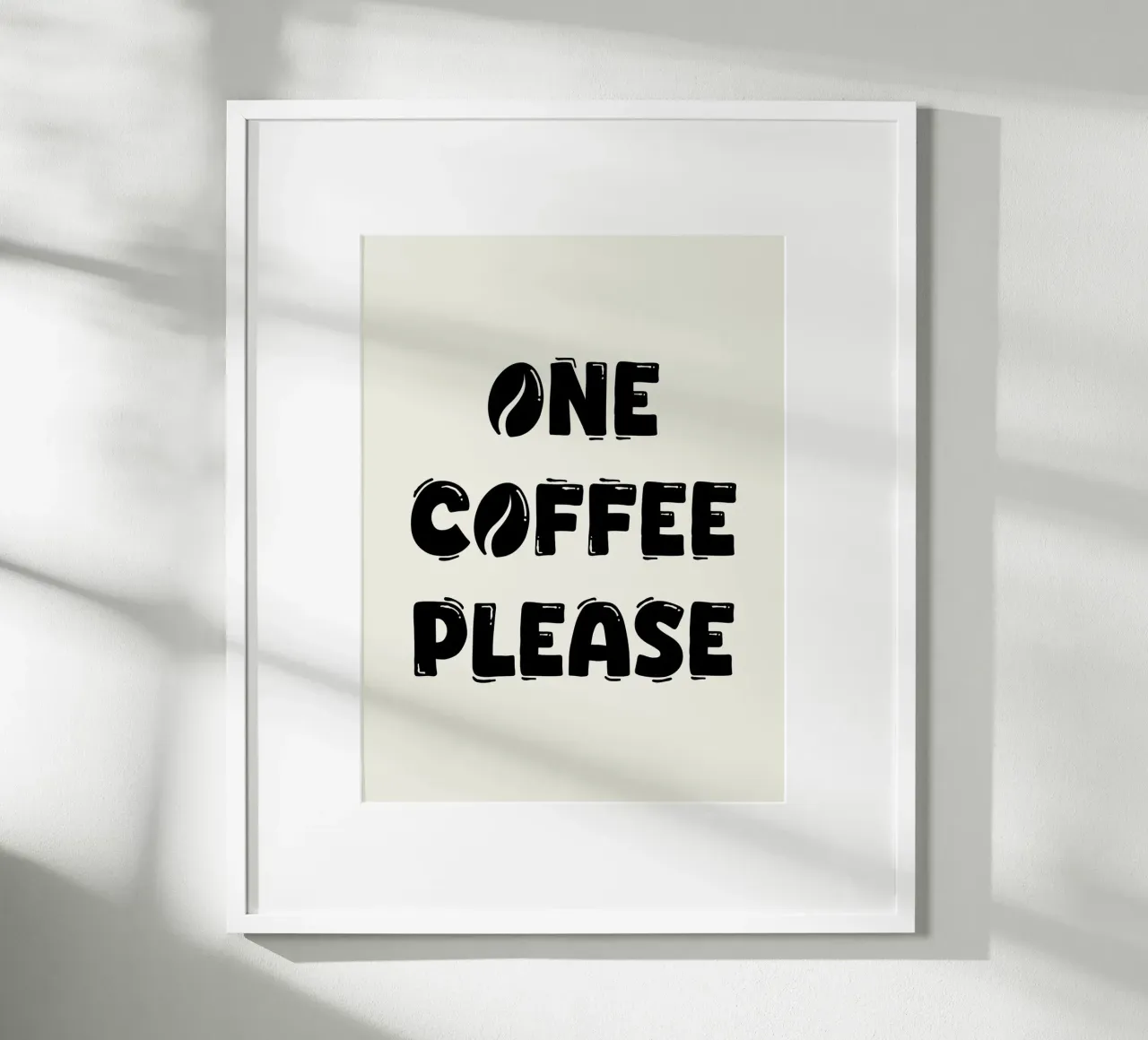 Un caffè per favore carta hahnemühle da Wall of Words