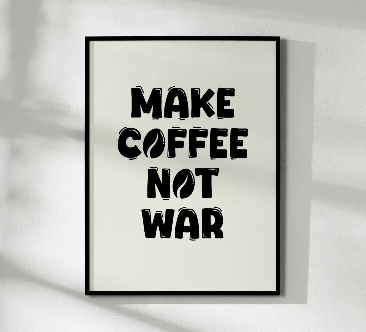 Preparate il caffè, non la guerra carta hahnemühle da Wall of Words