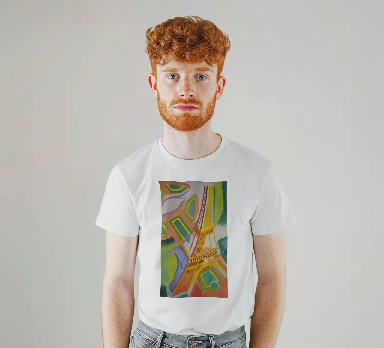 Robert Delaunay - Tour Eiffel t-shirt da Timeless Artworks