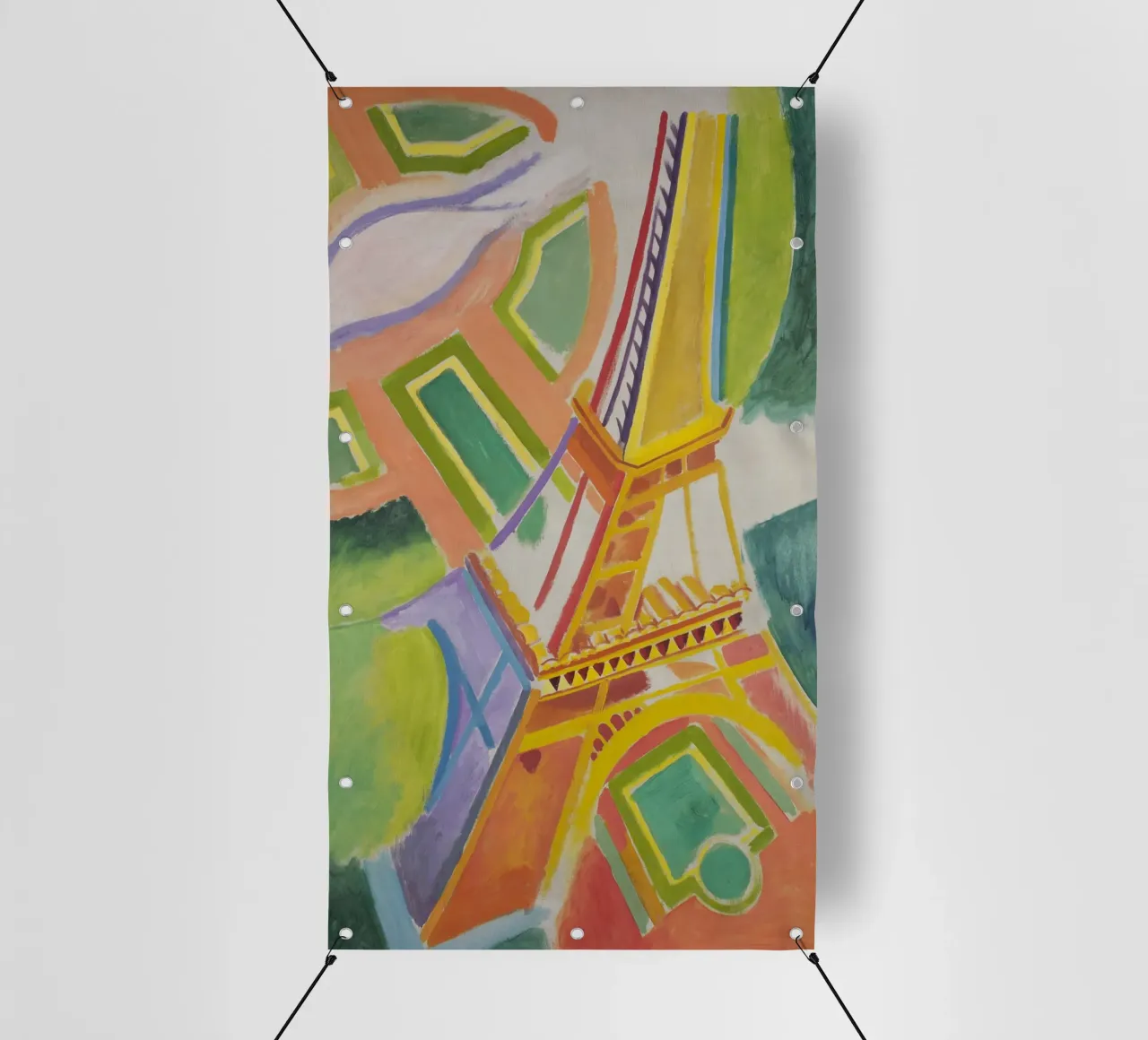 Robert Delaunay - Tour Eiffel telo in pvc da Timeless Artworks