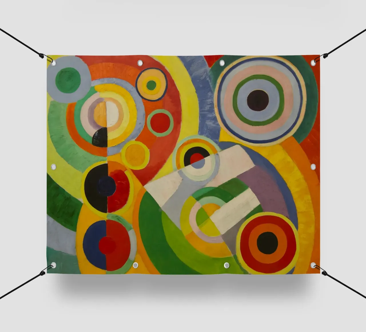 robert delaunay - Ritmo, gioia di vivere telo in pvc da Timeless Artworks