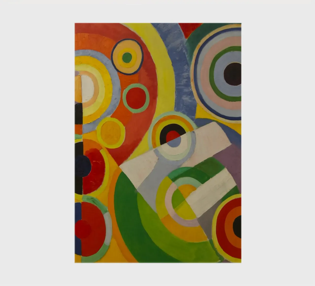 robert delaunay - Rhythm, Joy of living notebook by Timeless Artworks