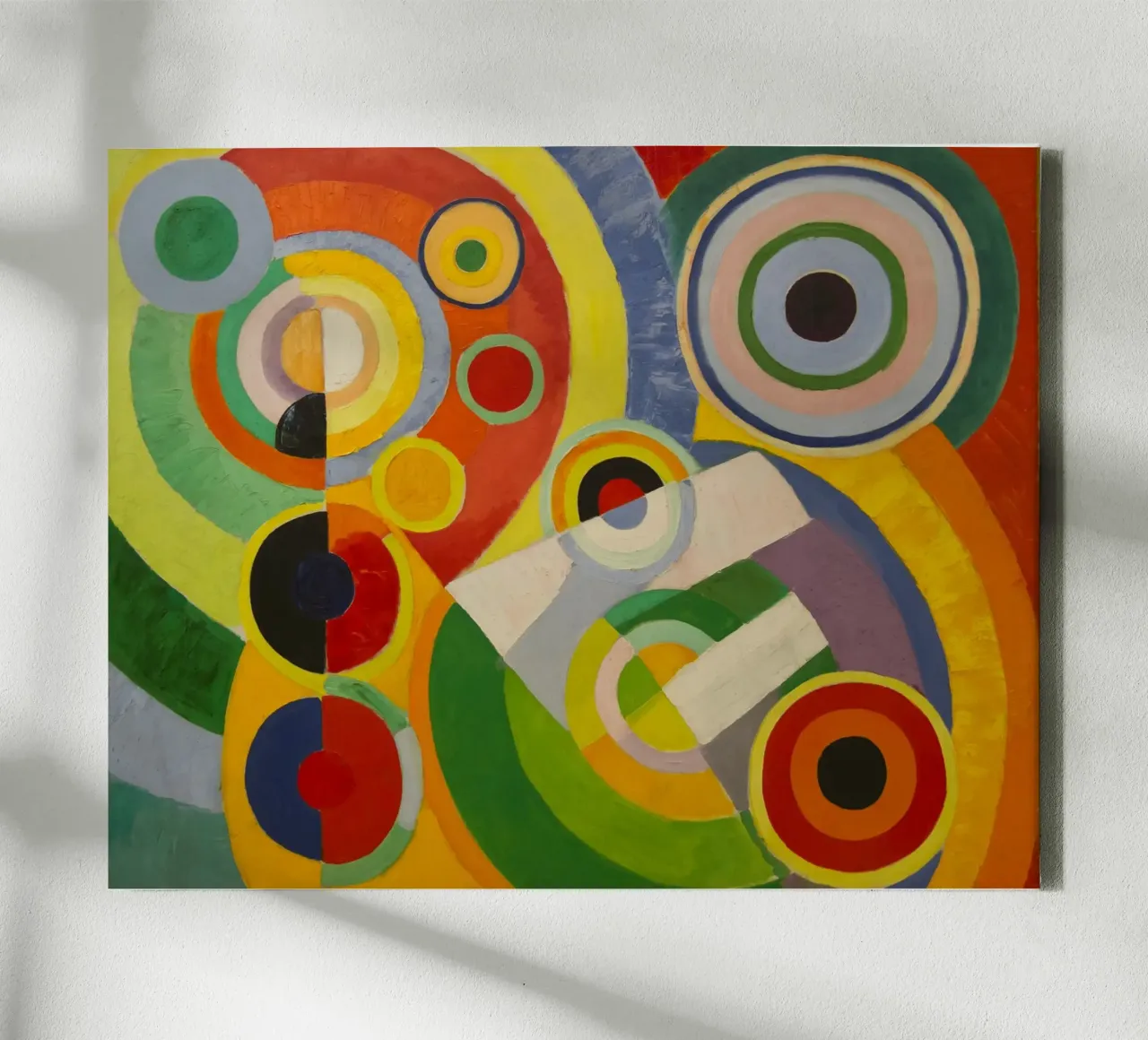 robert delaunay - Ritmo, gioia di vivere tela con Cornice a cassetta da Timeless Artworks