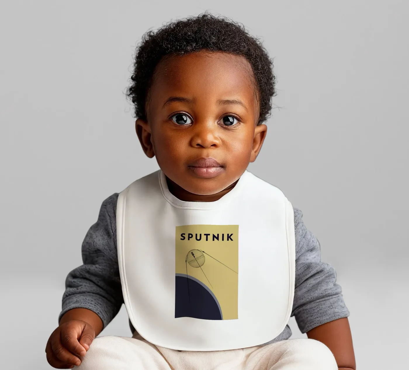 Sputnik 1 Babylätzchen von Marc Schulthess