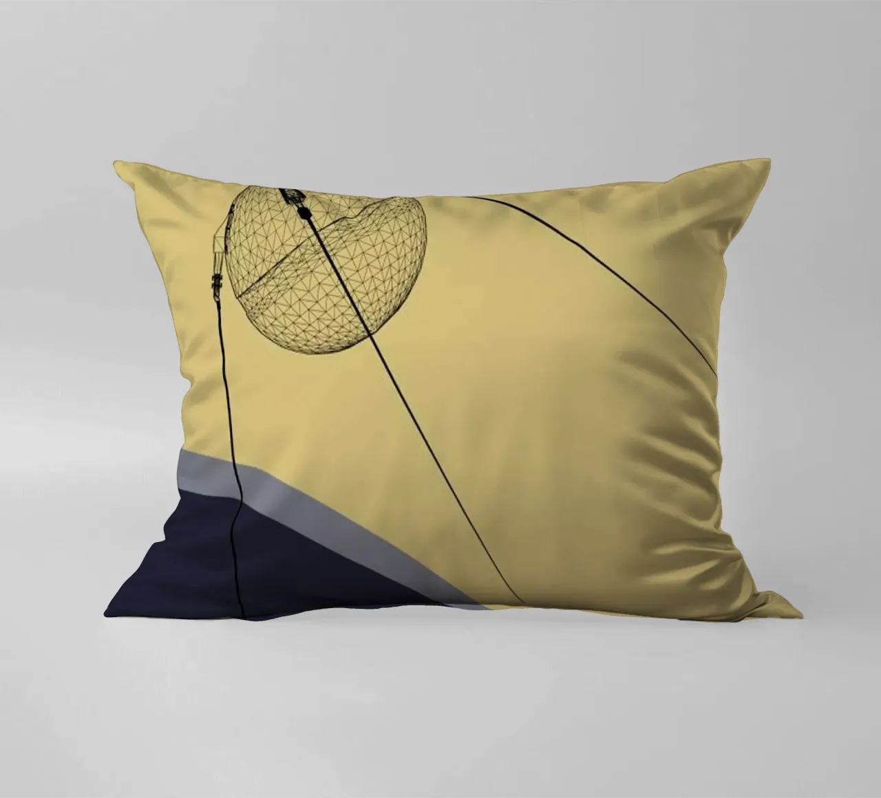 Sputnik 1 decorative cushion by Marc Schulthess