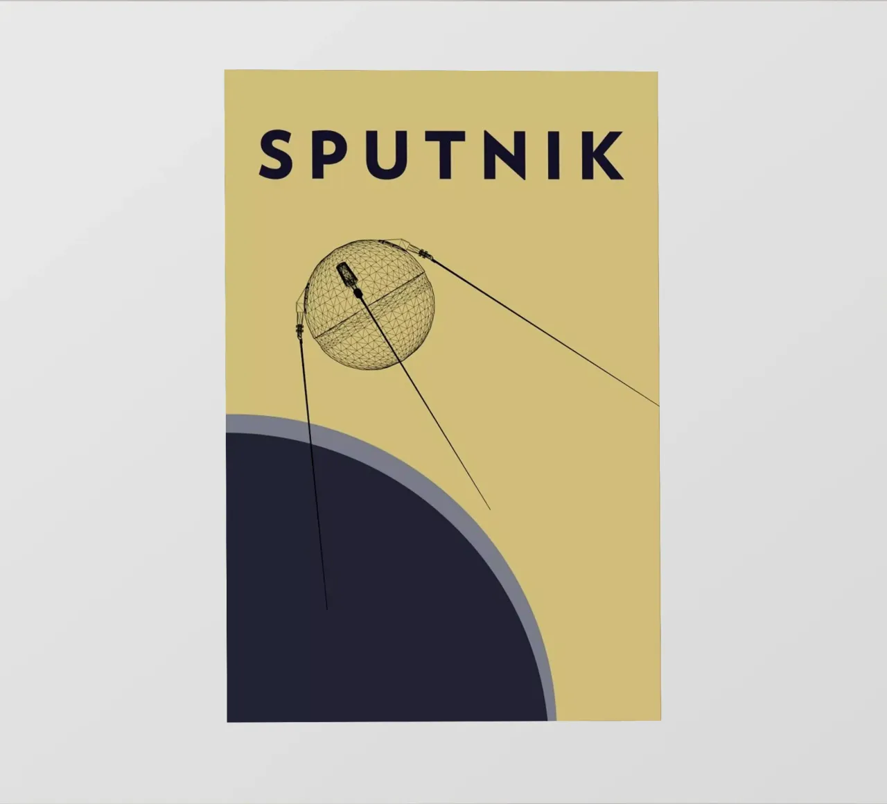 Sputnik 1 telo in pvc da Marc Schulthess