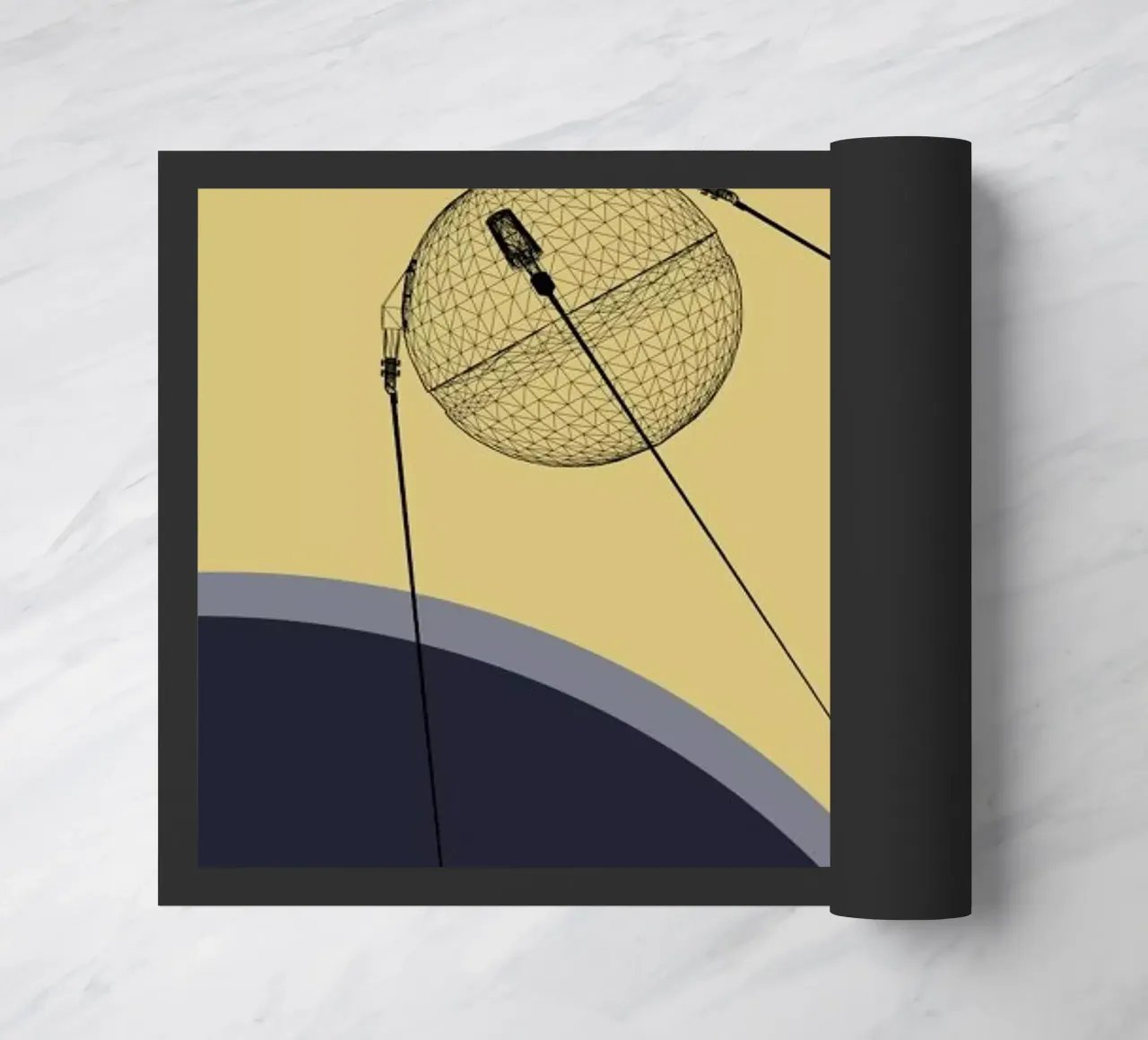 Sputnik 1 deurmat van Marc Schulthess