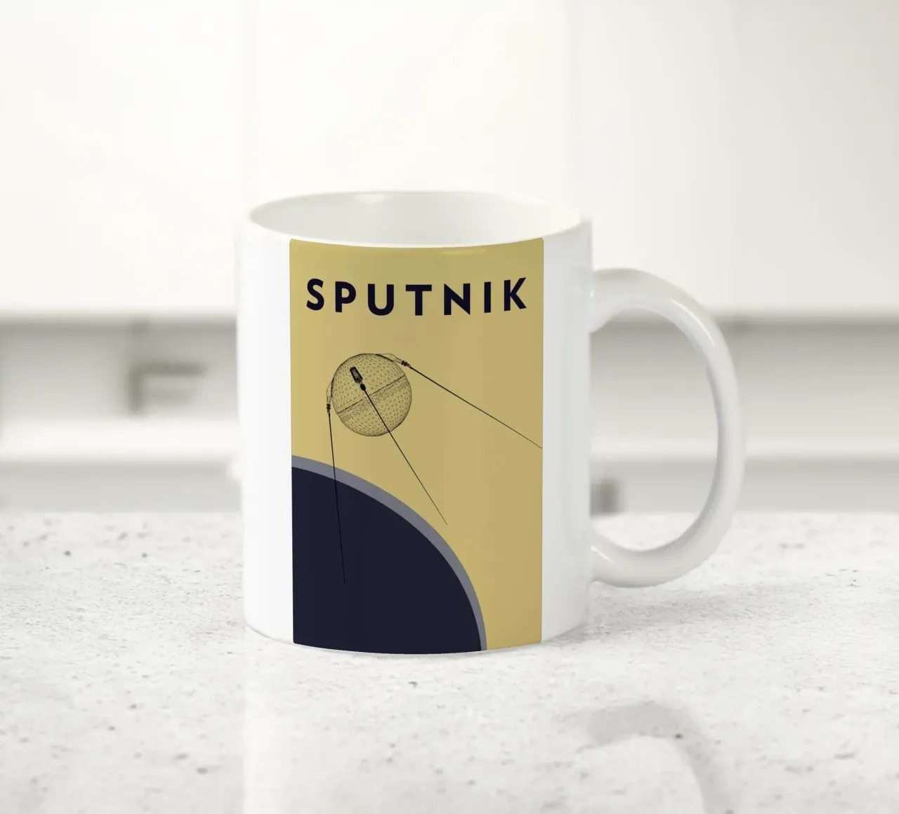 Sputnik 1 tazza in ceramica da Marc Schulthess
